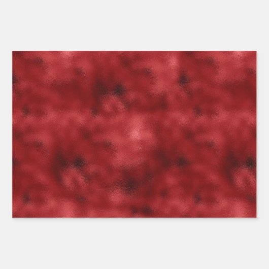 kerstrode glitter Sparkle Stripes Inpakpapier Vel (Voorkant)