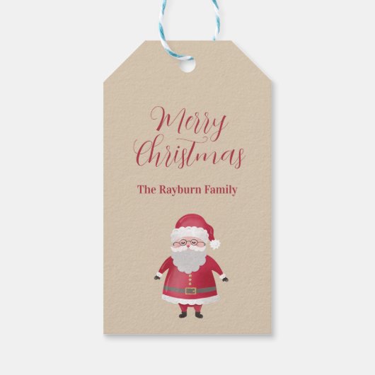 Kerstrode groene regenbogen en sneeuwvlokken cadeaulabel (Achterkant)