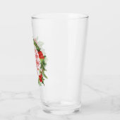 Kerstrode groene reuzenbril voor Ivy Typografie Glas (Links)