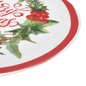 Kerstrode groene reuzenbril voor Ivy Typografie Snijplank (Hoek)