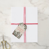 kerstrode Holly Berries Gift Labels Cadeaulabel (Met Touw)