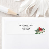 Kerstrode kardinaal etiket (Insitu)