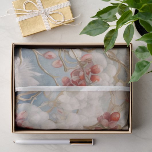 Kerstrode kardinaal tissuepapier (Geschenk)