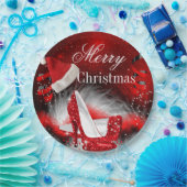 Kerstrode kerstfeestkerstkerstkerstkerstkerstkerst papieren bordje (Feest)