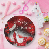 Kerstrode kerstfeestkerstkerstkerstkerstkerstkerst papieren bordje (Feest)