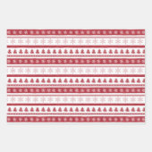 kerstrode kousen, papierbladen voor het verpakken inpakpapier vel (Voorkant)