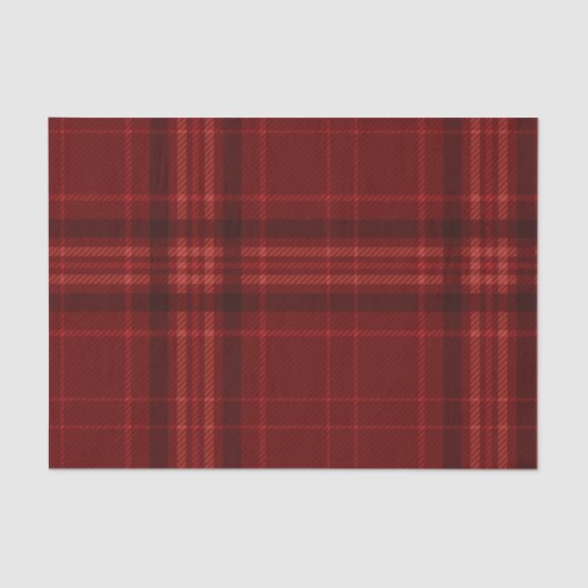 Kerstrode maroon Pset Patroon Tissuepapier (Voorkant)