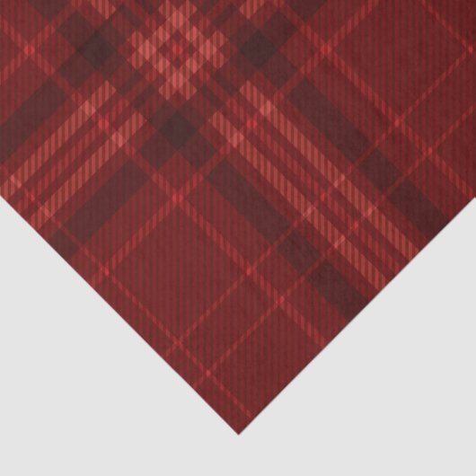 Kerstrode maroon Pset Patroon Tissuepapier (Detail)