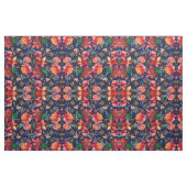 Kerstrode oranje marinesoldavisblauw stof (Fat Quarter)