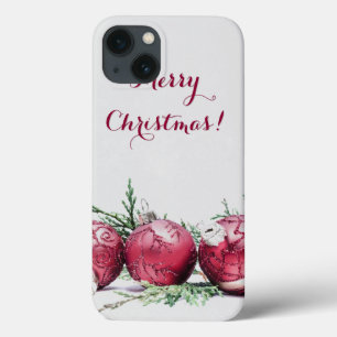 kerstrode Ornamenten olie voor het schilderen van iPhone 13 Hoesje