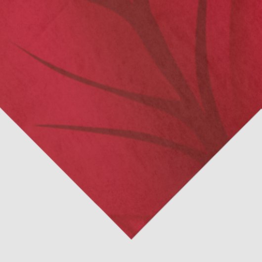 Kerstrode Poinsettia-ontkoppeling Tissuepapier (Detail)