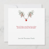 Kerstrode rendierpijnbessen (Achterkant)