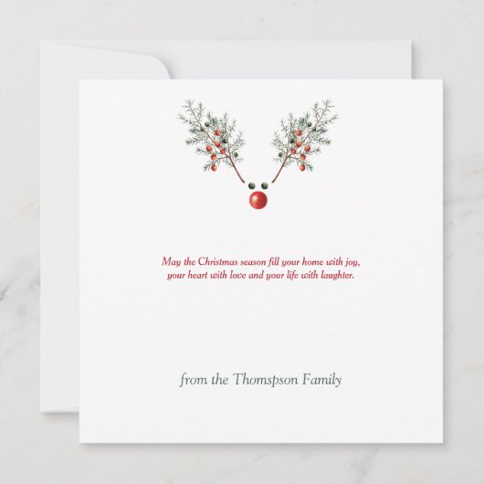 Kerstrode rendierpijnbessen (Achterkant)