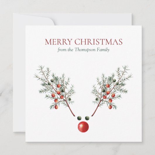 Kerstrode rendierpijnbessen (Voorkant)