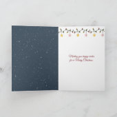 Kerstrode  sneeuwtrein kaart (Binnen)