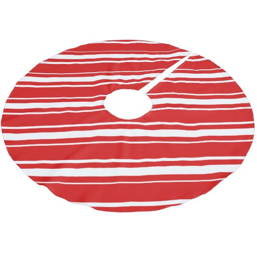 kerstrode strepen snoeprietboomrok kerstboom rok (Gekanteld)