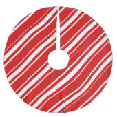 kerstrode strepen snoeprietboomrok kerstboom rok (Voorkant)