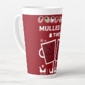 kerstrode wijn Glühwein Latte Mok (Linkerhoek)