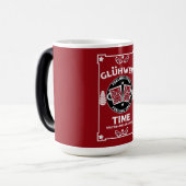 kerstrode wijn Glühwein Magische Mok (Voorkant links)