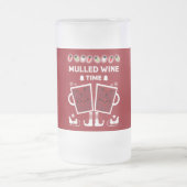 kerstrode wijn Glühwein Matglas Bierpul (Center)