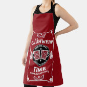 kerstrode wijn Glühwein Schort (Insitu)