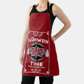 kerstrode wijn Glühwein Schort (Insitu)