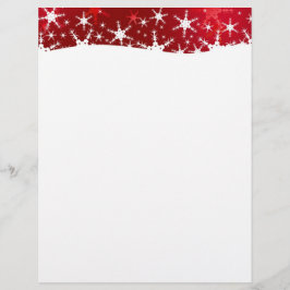 Kerstrode wintersneeuwvlokken