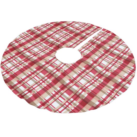 Kerstrode witte beige tatoeages kerstboom rok (Gekanteld)