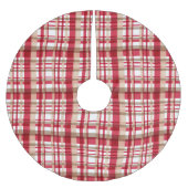 Kerstrode witte beige tatoeages kerstboom rok (Voorkant)