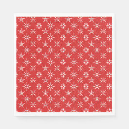 Kerstrode witte Feestdagen legant Servet