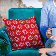 Kerstrode witte winterfeestdag nit Snowflakes