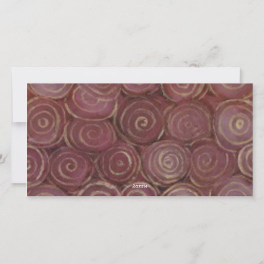 Kerstroden en goud feestdagenkaart (Achterkant)