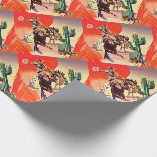 Kerstrodeo Cadeaupapier (Hoek)