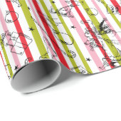  kerstroestpatroon cadeaupapier (Rol Hoek)