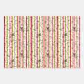  kerstroestpatroon inpakpapier vel (Voorkant 2)