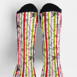  kerstroestpatroon sokken