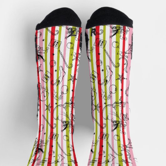  kerstroestpatroon sokken (Top)