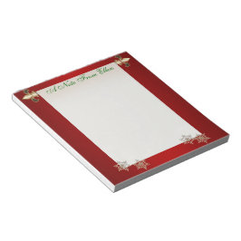 Kerstrol Notitieblok