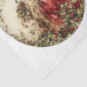 Kerstrondes Tissuepapier (Detail)