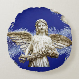 Kerstrondreis, kerstengel rond kussen