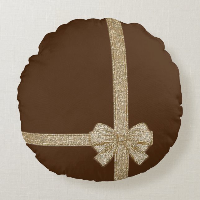 Kerstrondreis Rond Kussen (Voorkant)