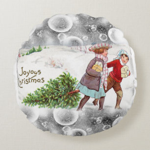 Kerstrondreis, rond kussen