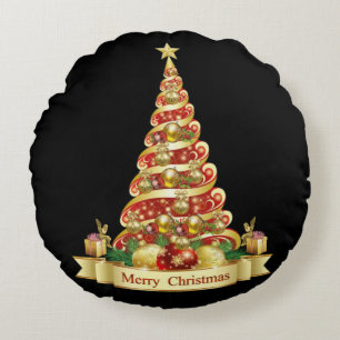 Kerstrondreis, vrolijk kerstfeest rond kussen