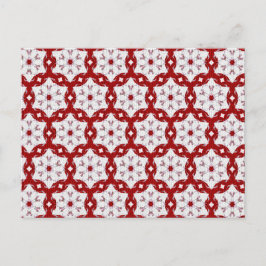 Kerstrood Briefkaart