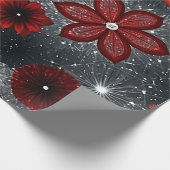 Kerstrood Cadeaupapier (Hoek)