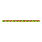 Kerstrood en brat groen satijnen lint (Voorkant)