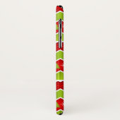 Kerstrood en groen keurmerk Case-Mate iPhone case (Achterkant/links)