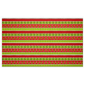 Kerstrood en groen keurmerk stof (Fat Quarter)