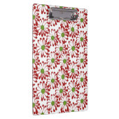 Kerstrood en groen-maanpatroon klembord (Rechts)