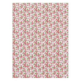 Kerstrood en groen-maanpatroon tafelkleed